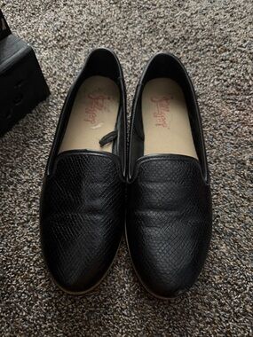 Jelly pop slip on loafers